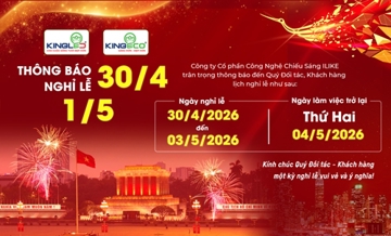 THÔNG BÁO LỊCH NGHỈ LỄ 30/4 – 1/5/2026